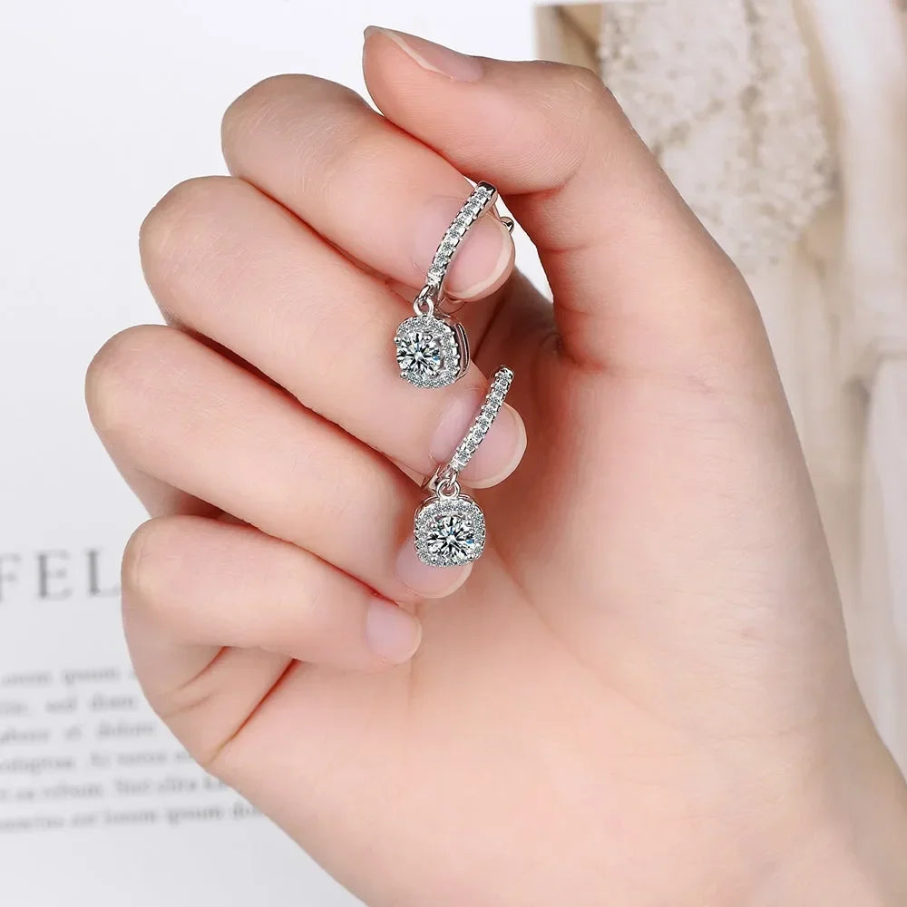 2CT Diamond Earrings for Women