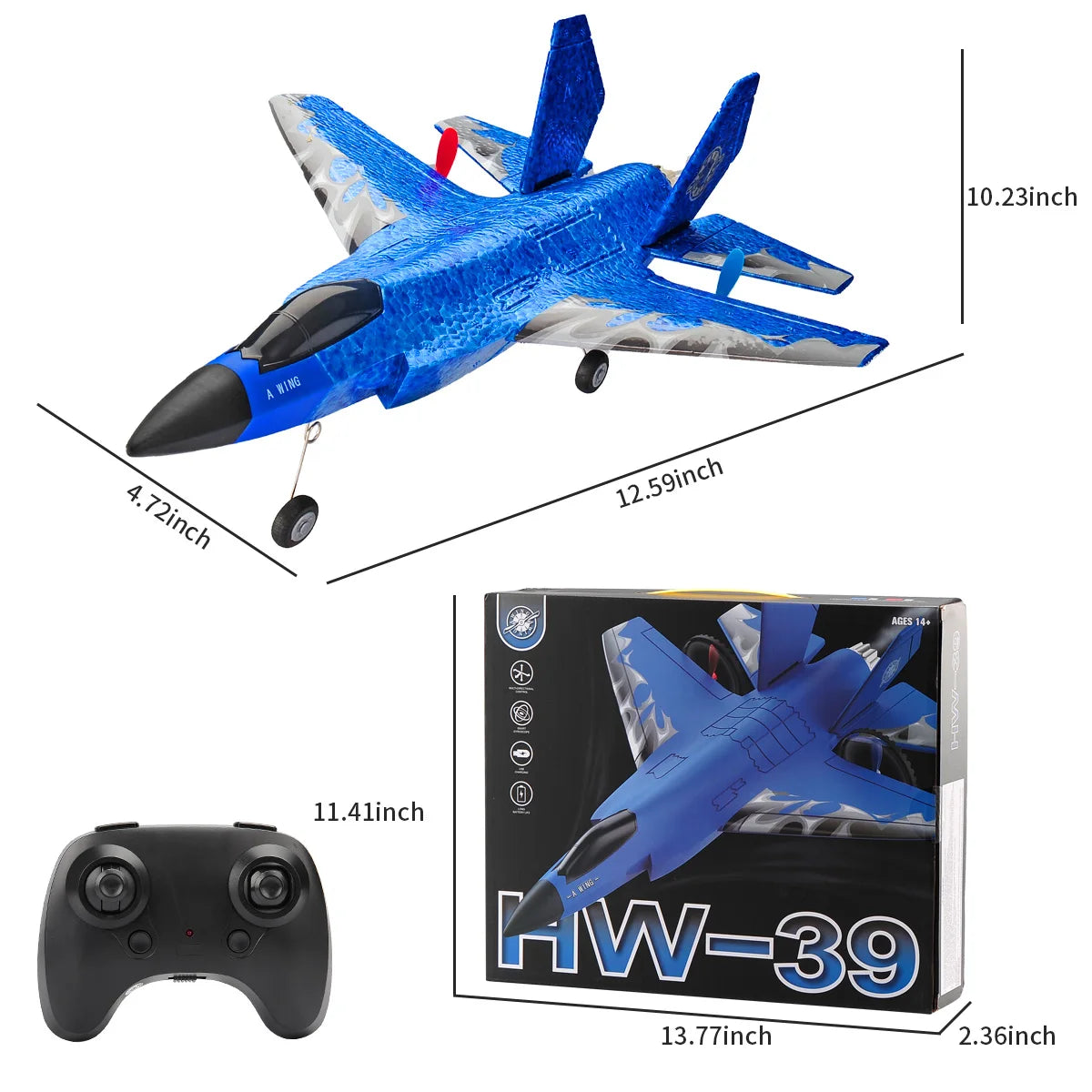 RC Plane F35 Fighter 2.4G Remote Control Aircraft EPP Foam Flying Model Glider Airplane Model Toys For Children Boys Gift