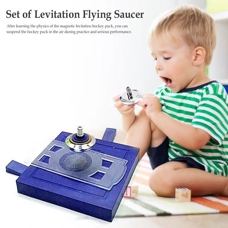 UFO Levitation Flying Saucer Magical Magnetic Floating Toy Gift For Children
