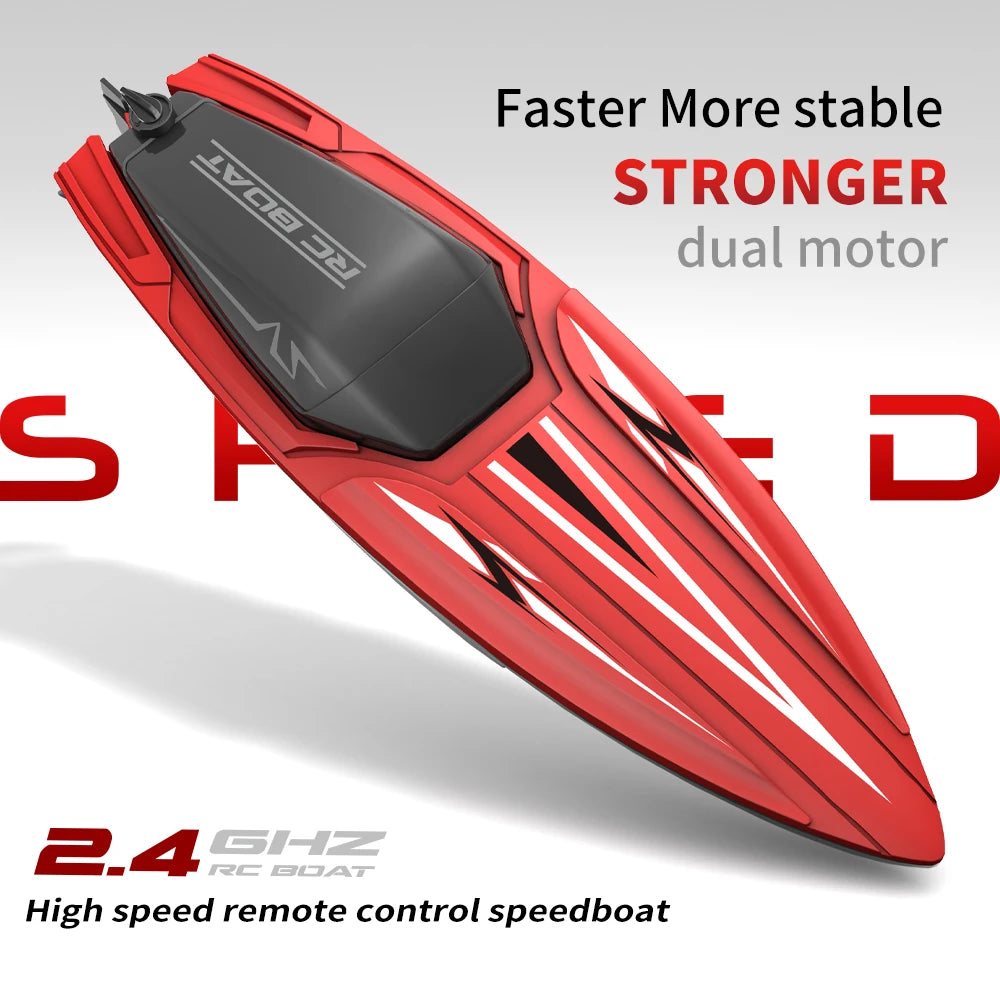 2.4G TY2 RC Boat Waterproof Dual Motor High Speed Racing Speedboat Model Electric Radio Control Outdoor Boat Gifts Toys for boys
